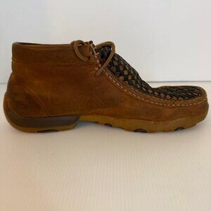 TWISTED X Men's Work Chukka Nano Toe Clay/Cocoa Driving Moc MDM0057 Men 10 M